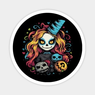 Ragdoll Halloween Magnet